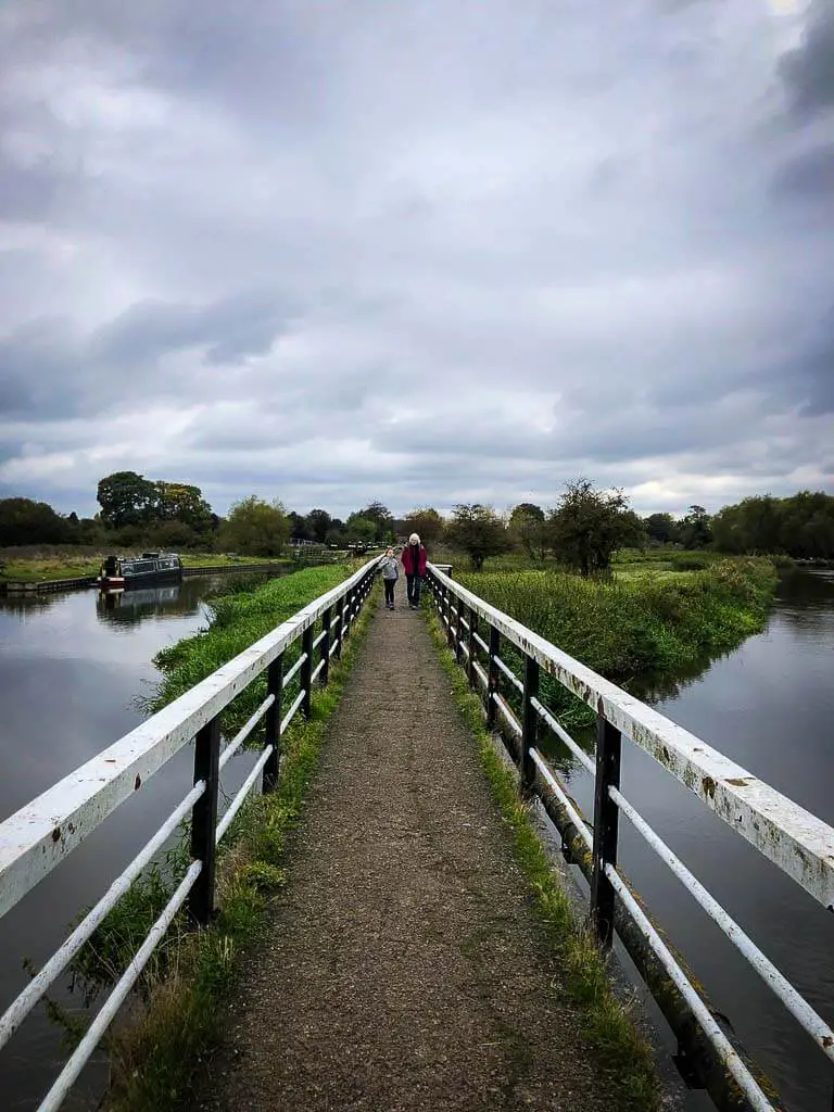 bridge crossing river trent and canal