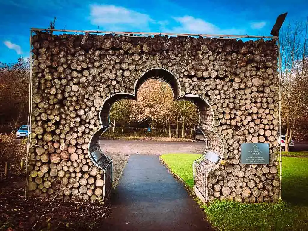 entrance to rosliston forestry centre